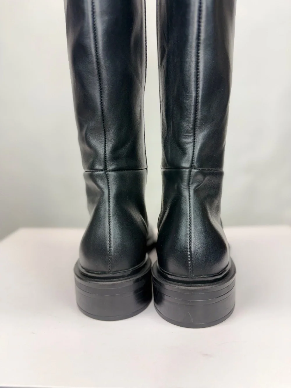 La CANADIENNE Black Leather Over-the-Knee Riding Boots
